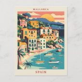 マヨルカスペインアートヴィンテエレガントージュトラベル ポストカード (正面)