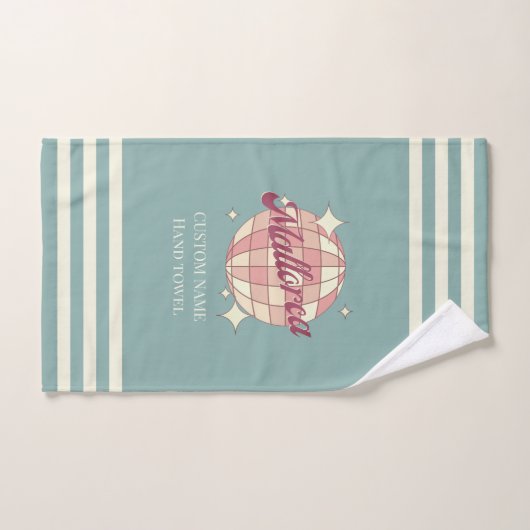 マヨルカスペインビーチサマーハウス名タオル バスタオルセット (ハンドタオル)