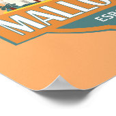 マヨルカスペイン旅行レトロバッジ ポスター (角)