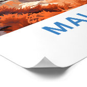 マヨルカスペイン旅行印刷 ポスター (角)