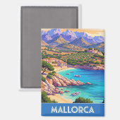 マヨルカスペイン旅行 マグネット (正面/裏面)