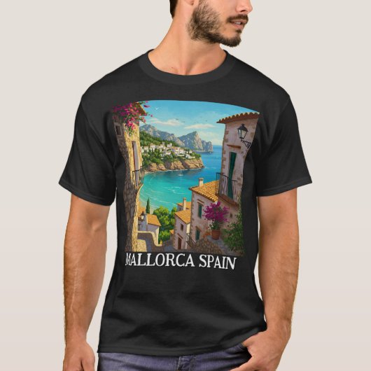 マヨルカスペイン旅行 Tシャツ (正面)