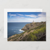 マヨルカスペイン灯台トラベルフォト ポストカード (正面/裏面)