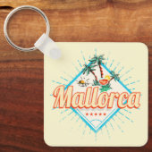 マヨルカバレアアイランドホテルレトロパロットヴィンテージ キーホルダー (正面)