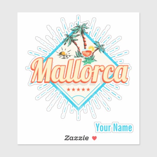 マヨルカバレアアイランドホテルレトロパロットヴィンテージ シール (シート)