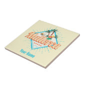 マヨルカバレアアイランドホテルレトロパロットヴィンテージ タイル (側面)