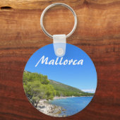 マヨルカビーチとフォーメントール湾フォト土産 キーホルダー (正面)