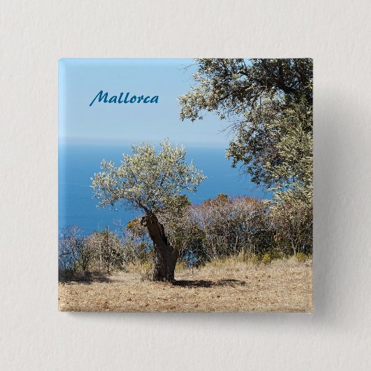 マヨルカピン 缶バッジ (正面)