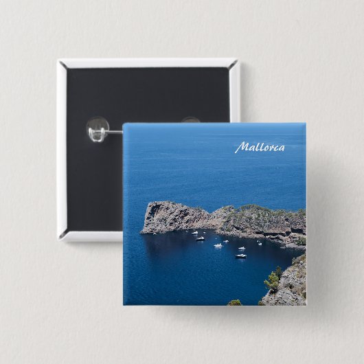 マヨルカボタン 缶バッジ (正面&裏面)