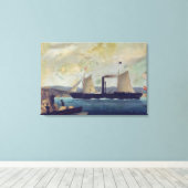 マヨルカンという，ジョージ・サンドとチョが乗る船 キャンバスプリント (インサイチュ (ウッドフロア))