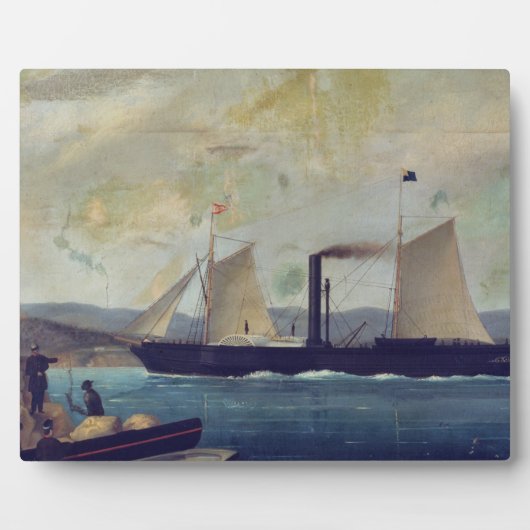 マヨルカンという，ジョージ・サンドとチョが乗る船 フォトプラーク (正面)