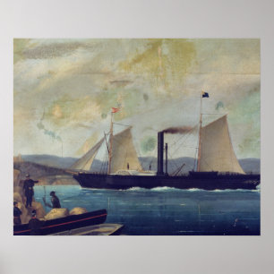 マヨルカンという,ジョージ・サンドとチョが乗る船 ポスター