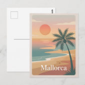 マヨルカヴィンテージ ミニマル ポストカード (正面/裏面)