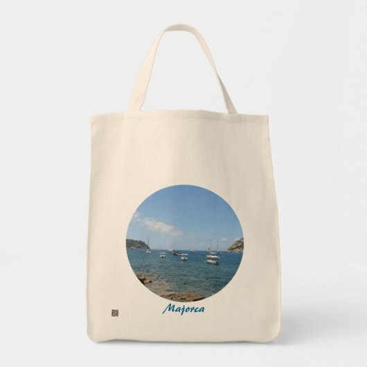 マヨルカ島 トートバッグ (正面)