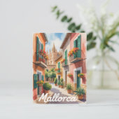 マヨルカ水彩 ポストカード (スタンド正面)