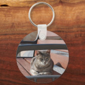 マヨルカ猫キーチェーン キーホルダー (正面)
