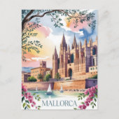 マヨルカ絵を描ウ水彩 ポストカード (正面)