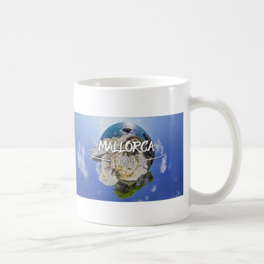 マヨルカ360 Sa Roqueta SkyロゴクラシックMug コーヒーマグカップ (右)