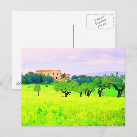 マヨルカ ポストカード (正面/裏面)