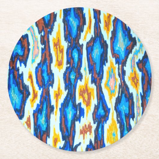 マヨルカ ラウンドペーパーコースター (正面)