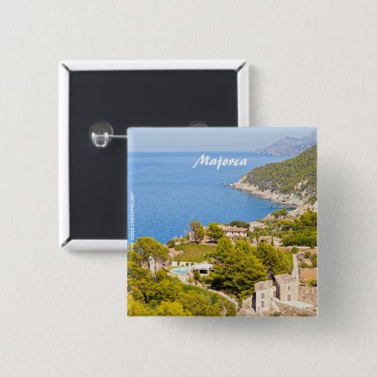 マヨルカ 缶バッジ (正面&裏面)