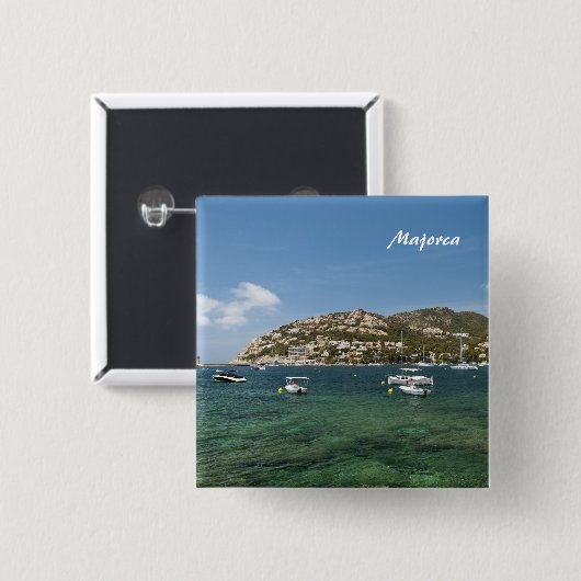 マヨルカ 缶バッジ (正面&裏面)