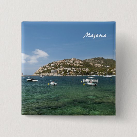 マヨルカ 缶バッジ (正面)