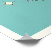 マヨルクの痛みバレアアイランド島ヴィンテージレトロポスター ポスター (角)