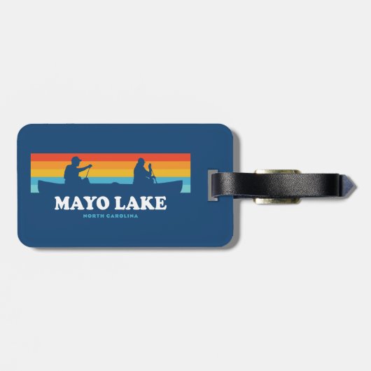 マヨレイクノースカロライナ州カヌー ラゲッジタグ (裏面横)