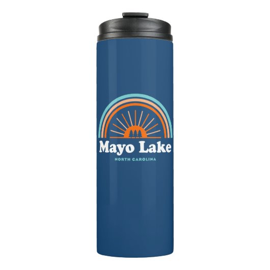 マヨレイクノースカロライナ虹 タンブラー (正面)