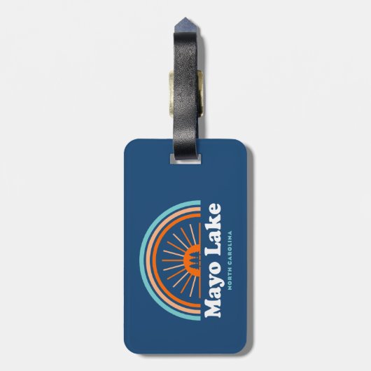 マヨレイクノースカロライナ虹 ラゲッジタグ (裏面縦)