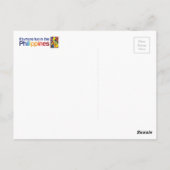 マヨン火山アルベイフィリピンポストカード ポストカード (裏面)