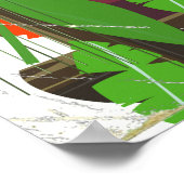 マヨン火山フィリピンアドベンチャーポスター ポスター (角)