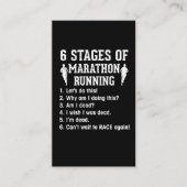 マラおもしろいソン引用文アスリートランニングズ 名刺 (正面)