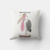 マラおもしろいボウの風刺漫画 クッション (裏面)