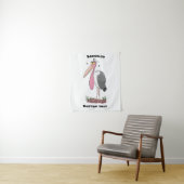 マラおもしろいボウの風刺漫画 タペストリー (インサイチュ)