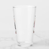 マラおもしろいボウの風刺漫画 タンブラーグラス (左)