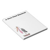 マラおもしろいボウの風刺漫画 ノートパッド (アングル)