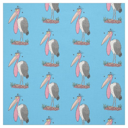 マラおもしろいボウの風刺漫画 ファブリック (見本)