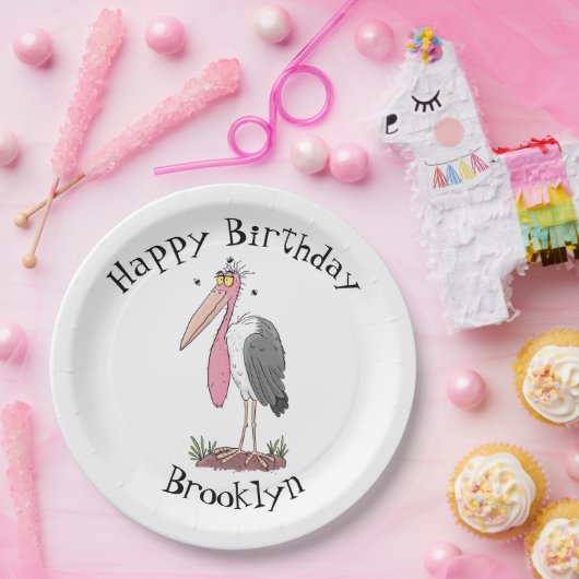 マラおもしろいボウの風刺漫画 ペーパープレート (パーティー)