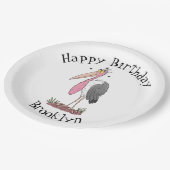 マラおもしろいボウの風刺漫画 ペーパープレート (アングル)