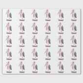 マラおもしろいボウの風刺漫画 ラッピングペーパー (フラット)