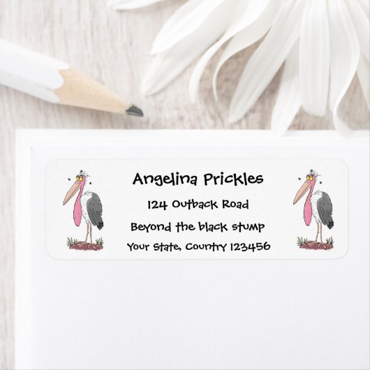 マラおもしろいボウの風刺漫画 ラベル (インサイチュ)