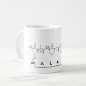マライカペプチドネームmug コーヒーマグカップ (正面左)