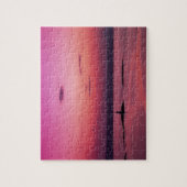 マライグのスカイ島の夕日。 ジグソーパズル (縦)