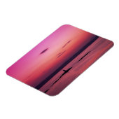 マライグのスカイ島の夕日。 マグネット (左側)