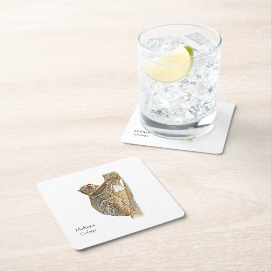 マライ区のColugoのコースター スクエアペーパーコースター (インサイチュ)