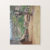 マラウィビレッジハッツ。 ジグソーパズル (縦)