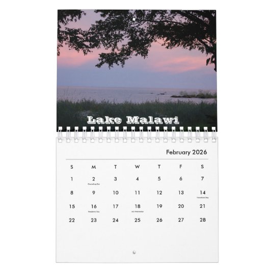 マラウィ カレンダー (2月 2026)