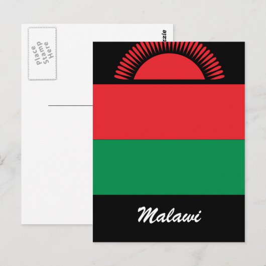 マラウィ ポストカード (正面/裏面)